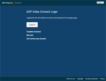 Tablet Screenshot of connect.ariba.com